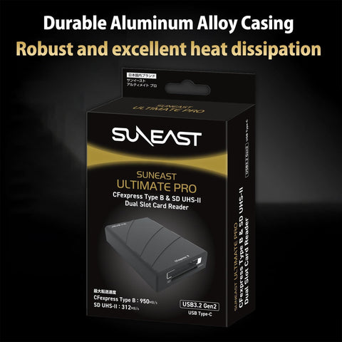 Suneast Cfexpress Type b & Sd Uhs-ii Dual Slot Card Reader • Camerastuff • South Africa