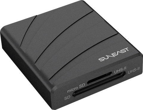 Suneast Sd & Microsd Usb3.2 Uhs-ii Dual Slot Memory Card Reader 312mb/s • Camerastuff • South Africa