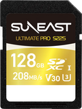 Suneast Ultimate Pro Gold Series S225 V30 128gb Sdxc Memory Card Uhs-i 208mb/s 4k • Camerastuff • South Africa