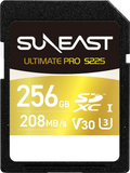 Suneast Ultimate Pro Gold Series S225 V30 256gb Sdxc Memory Card Uhs-i 208mb/s 4k • Camerastuff • South Africa