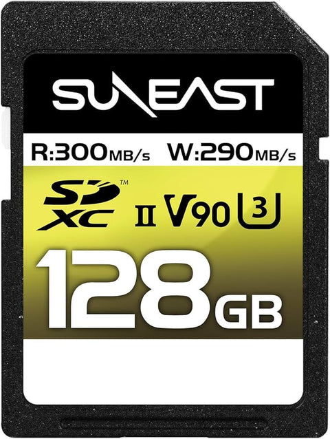 Suneast Ultimate Pro V90 128gb Sdxc Memory Card Uhs-ii U3 290mb/s • Camerastuff • South Africa