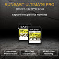 Suneast Ultimate Pro V90 256gb Sdxc Memory Card Uhs-ii U3 290mb/s • Camerastuff • South Africa