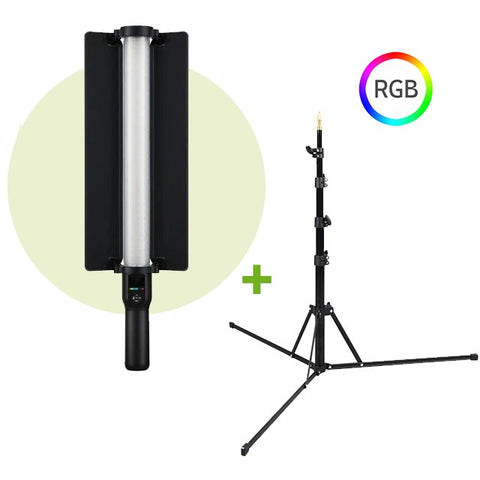 Godox Bundle | Godox LC500R RGBWW LED Constant Light Stick + Light Stand