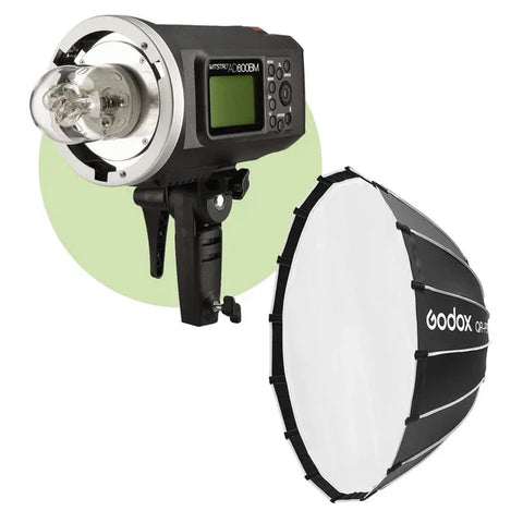 Godox Bundle | Godox AD600BM 600w Battery Strobe + Godox Folding Parabolic Softbox (Choose Size) | CameraStuff | South Africa Gauteng Online Shop