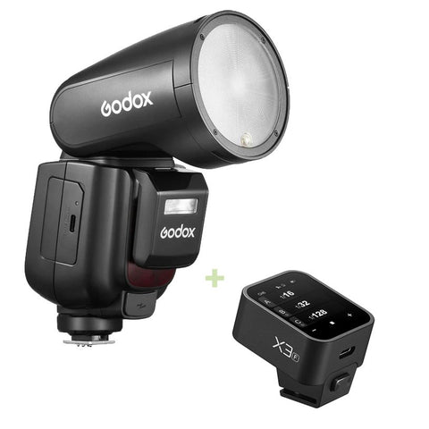 Godox Bundle | Godox V1Pro Round Head TTL Camera Flash + Godox X3-T Touchscreen Flash Trigger | CameraStuff | South Africa Gauteng Online Shop