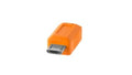 Tethertools Tetherpro Camera Tether Cable usb-c to 2.0 Micro-b Cable 5-pin 4.6m Orange (cuc2515-org) • Camerastuff