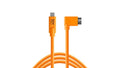 Tethertools Tetherpro Camera Tethering Cable Usb-c to Micro-b Right Angle 4.6m Orange (cuc33r15-org) • Camerastuff