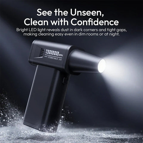 Ulanzi AD02 STORM Electric Air Duster II – 130,000 RPM (USB-C)
