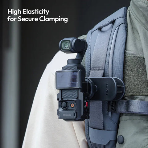 Ulanzi CK02 Magnetic Clip Mount with Quick-Release Plate for Action Cameras