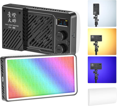 Ulanzi LMP40GB 40W RGB-WW Portable Video LED Constant Light