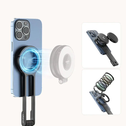 Ulanzi Ma30 Vlogging Carabiner-mounted Magsafe Magnetic Smartphone Tripod • Camerastuff • South Africa