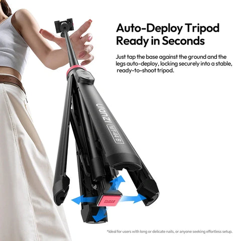 Ulanzi MT-44B 2-in-1 Selfie Stick Tripod Quadpod S056