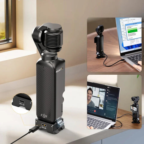 Ulanzi PK-10 Osmo Pocket 3 Expansion Adapter for DJI Action Camera