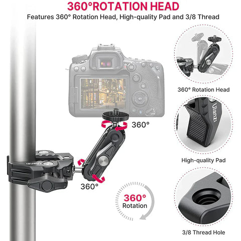 Ulanzi R094 Multi-functional Super Clamp 2638 • Camerastuff • South Africa