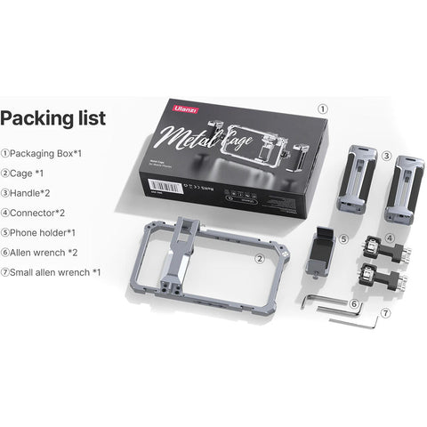 Ulanzi Universal Smartphone Video Rig Cage for Vlogging 3127