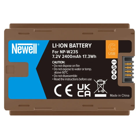 Newell NP-W235 Li-Ion Camera Battery Pack for FujiFilm Cameras with Integrated USB-C Charger | CameraStuff | South Africa Gauteng Online Shop