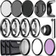 Neewer 67mm Neewer Lens Filter and Accessory Kit Includes: UV CPL FLD Filters Macro Close Up Filter Set(+1 +2 +4 +10) ND2 ND4 ND8 Filters Pouch Cap Hood | Filter Kit | CameraStuff