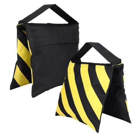 CameraStuff Bundle | 2 x Sandbags with Yellow Stripes (empty)